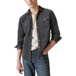 Lucky Brand Men’s Lucky Brand Men’s Corduroy Western Long Sleeve Shirt(Parisian Nights)