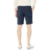 Lucky Brand Mens 9″ Stretch Twill Flat Front Short(Dark Denim)