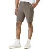Lucky Brand Mens 9″ Stretch Twill Flat Front Short(Raven)