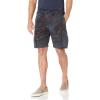 Lucky Brand Men’s 9″ Canvas Cargo Short(Over Dye Blue)