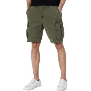 Lucky Brand Men’s 9″ Canvas Cargo Short(Four Leaf Clover)