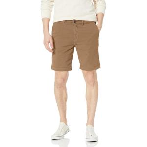 Lucky Brand Mens 9″ Stretch Twill Flat Front Short(Elmwood)