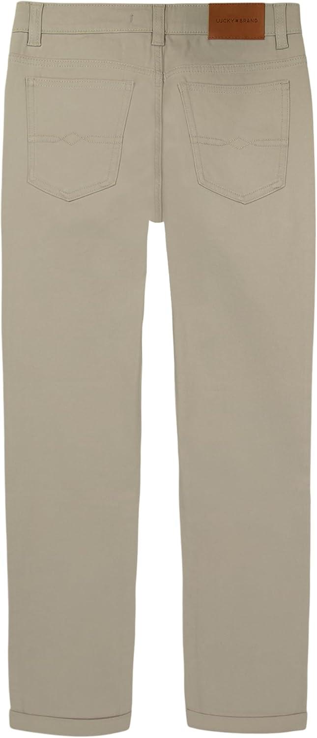 image:imageLucky Brand Boys Skinny Fit Stretch Twill PantsWild Dove