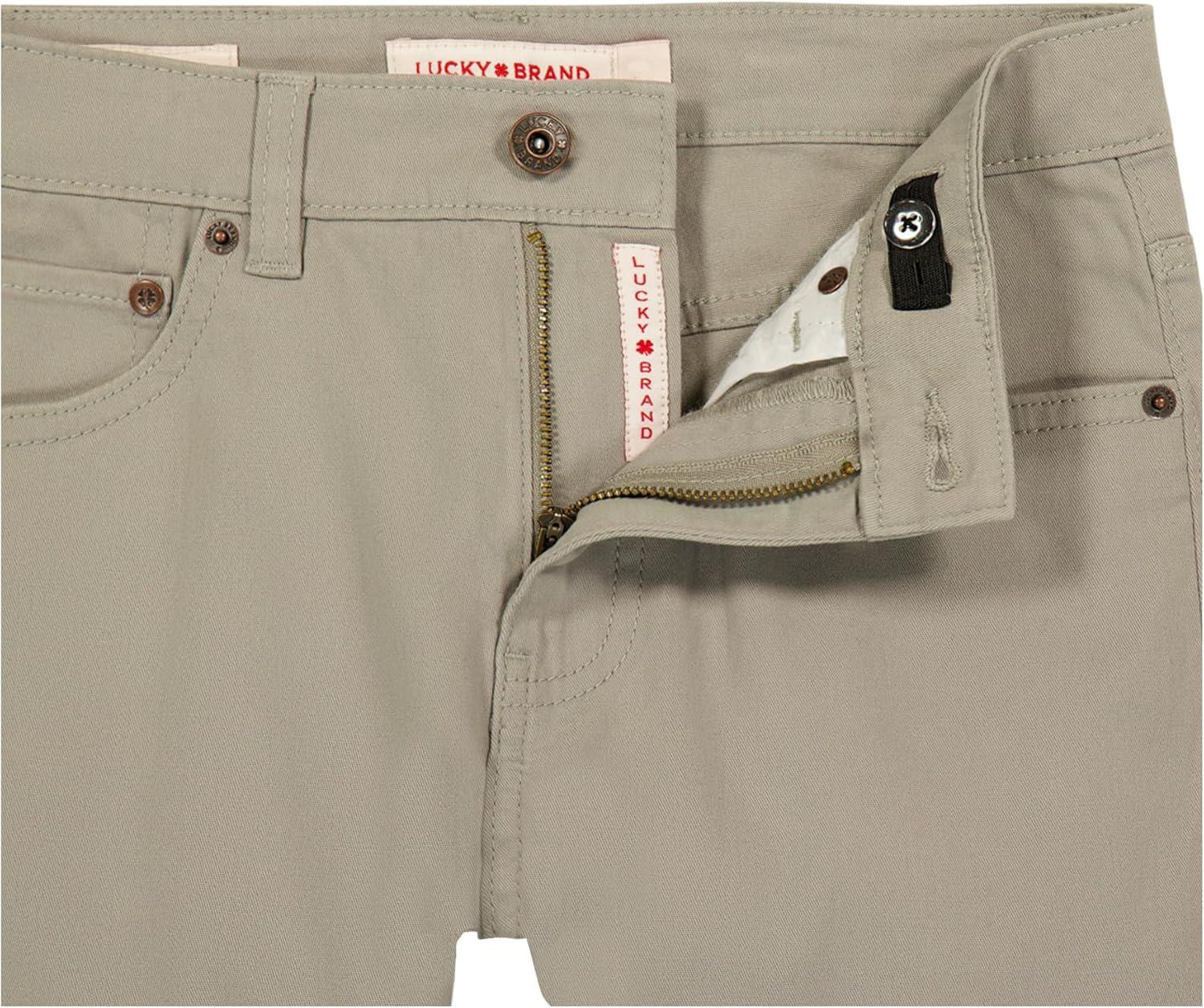 image:imageLucky Brand Boys Skinny Fit Stretch Twill PantsWild Dove