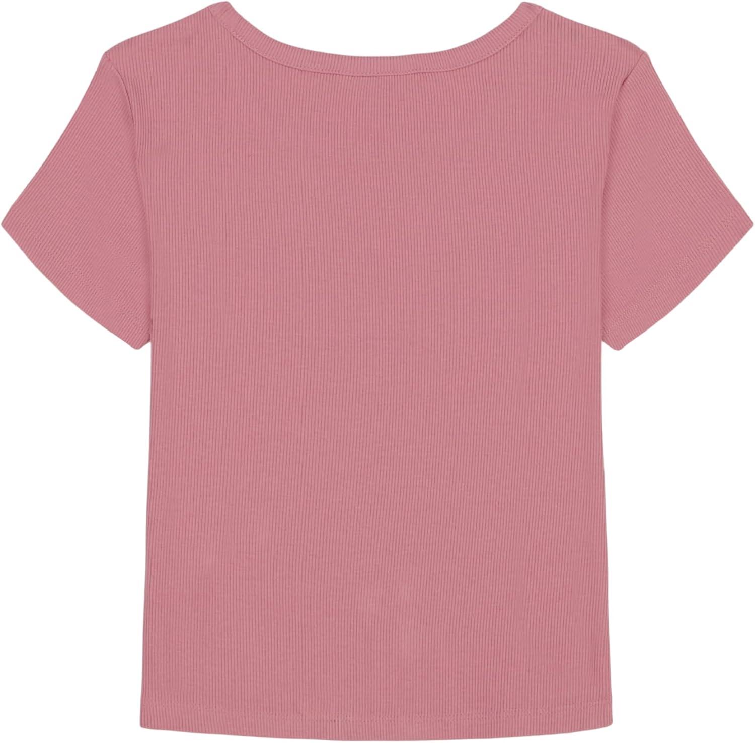 image:imageLucky Brand Girls Short Sleeve Babydoll TShirt Soft amp ComfortableWild Bloom