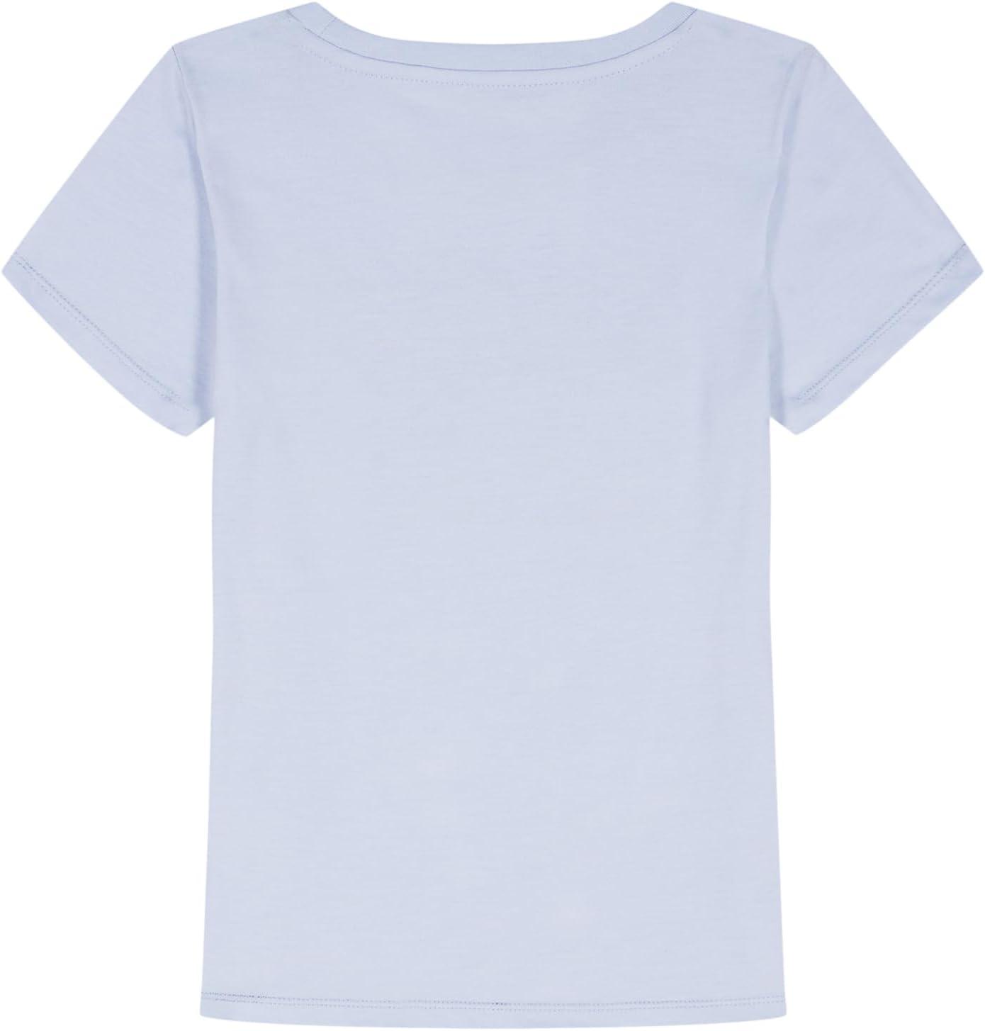 image:imageLucky Brand Girls Short Sleeve Graphic TShirt Tagless Cotton Tee with Fun DesignsHeather Crafted Flag