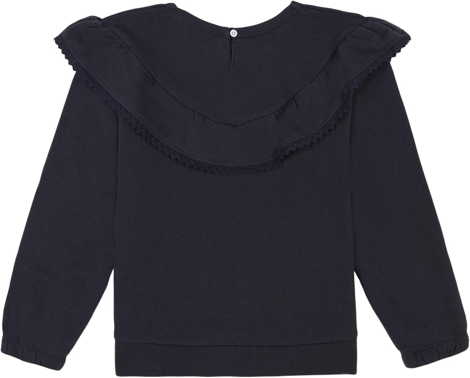 image:imageLucky Brand Pullover Fleece Crewneck SweatshirtParsian Ruffle