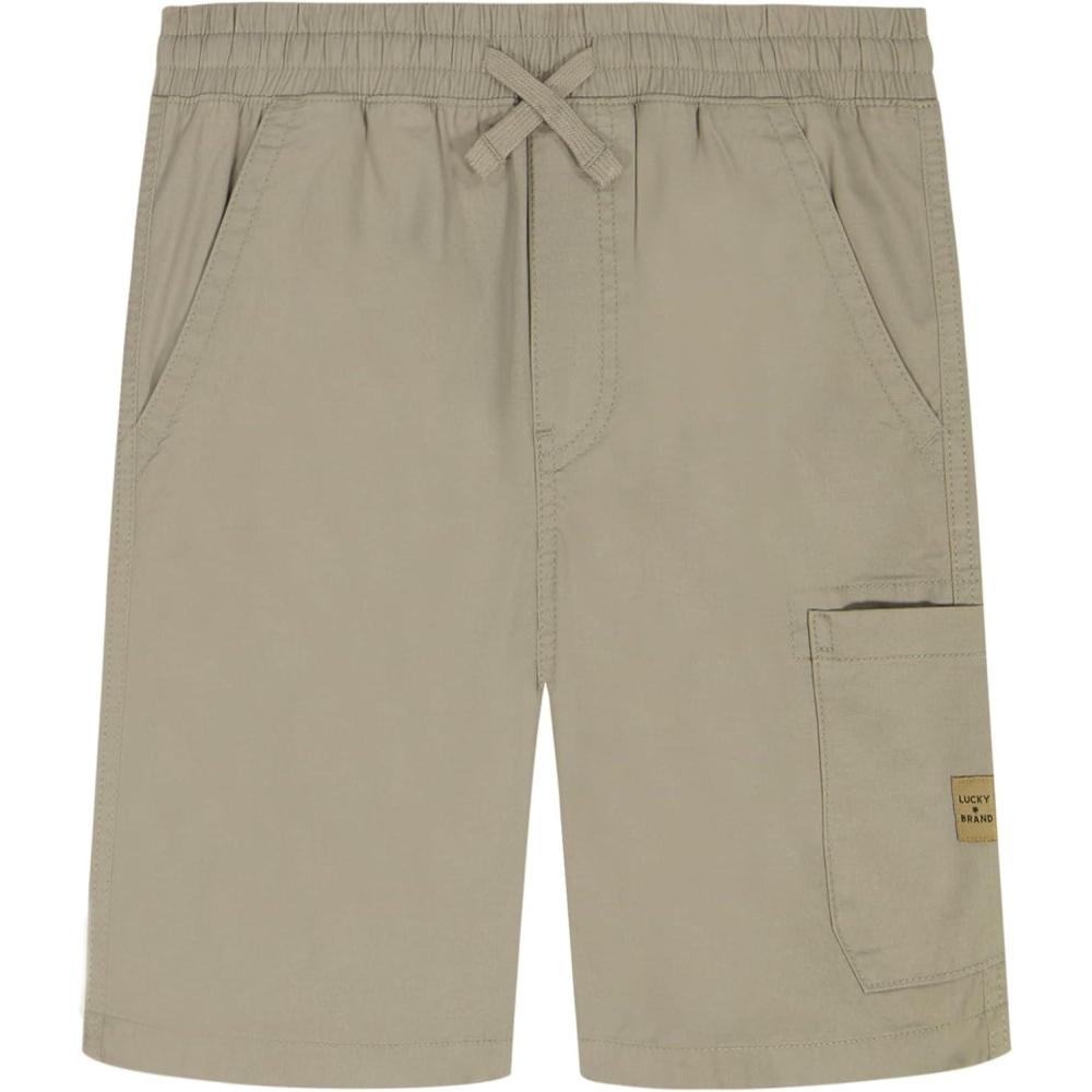image:imageLucky Brand Boys Pullon Cargo Shorts Drawstring ClosureWild Dove