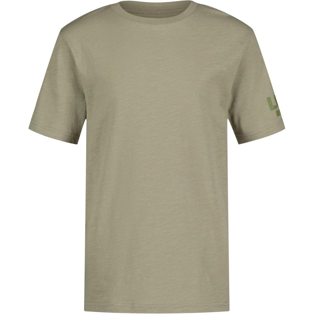 image:imageLucky Brand Boys Short Sleeve Graphic Crew Neck TShirt Soft Comfortable Relaxed FitTea