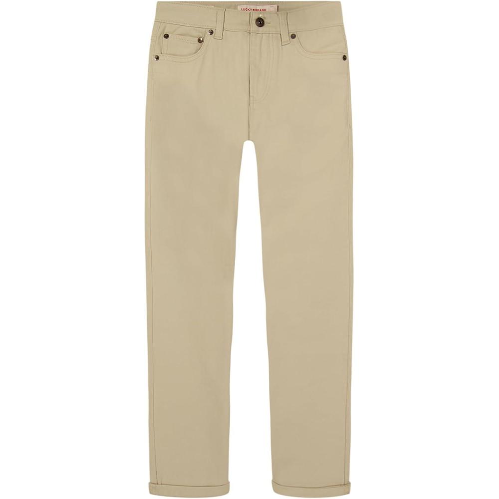 image:imageLucky Brand Boys Skinny Fit Stretch Twill PantsPeyote