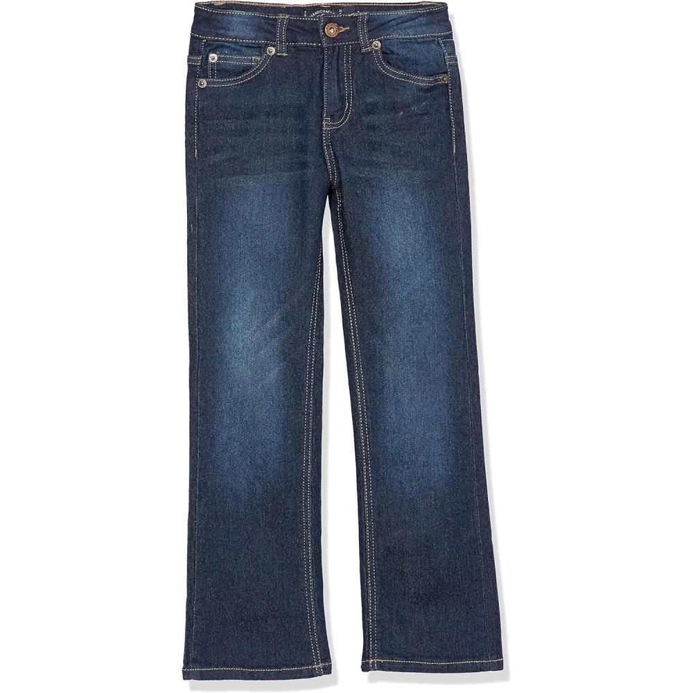 image:imageLucky Brand Girls 5Pocket Stretch Bootcut Fit Denim Jean Zipper Fly amp Button ClosureBarrier Wash