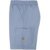Lucky Brand Boys’ Pull-on Cargo Shorts, Drawstring Closure(Faded Denim Blue)