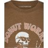 Lucky Brand Boys’ Short Sleeve Graphic Crew Neck T-Shirt, Soft, Comfortable, Relaxed Fit(Donut Worry Coffee)