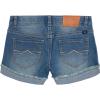Lucky Brand Girls’ Cuffed Jean Shorts, Stretch Denim with 5 Pockets, Mid to High Rise Waist(Riley Ada)