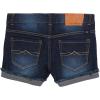 Lucky Brand Girls’ Cuffed Jean Shorts, Stretch Denim with 5 Pockets, Mid to High Rise Waist(Riley Barrier)