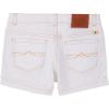 Lucky Brand Girls’ Cuffed Jean Shorts, Stretch Denim with 5 Pockets, Mid to High Rise Waist(Ronnie White)