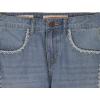 Lucky Brand Girls’ Mid Rise Flare Stretch Denim Jean, Zipper Fly & Button Closure(Eyelet Christi Wash)