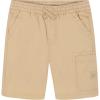 Lucky Brand Boys’ Pull-on Cargo Shorts, Drawstring Closure(Cornstalk)