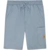 Lucky Brand Boys’ Pull-on Cargo Shorts, Drawstring Closure(Faded Denim Blue)