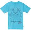 Lucky Brand Boys’ Short Sleeve Graphic Crew Neck T-Shirt, Soft, Comfortable, Relaxed Fit(Anston Bachelor Button Da12)