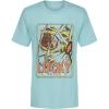 Lucky Brand Boys’ Short Sleeve Graphic Crew Neck T-Shirt, Soft, Comfortable, Relaxed Fit(Bear Wheel Antigua Surf)