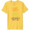Lucky Brand Boys’ Short Sleeve Graphic Crew Neck T-Shirt, Soft, Comfortable, Relaxed Fit(Cruz Sunset Lemon Da05)
