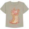 Lucky Brand Girl’s Short Sleeve Graphic T-Shirt, Tagless Cotton Tee with Fun Designs(Desert Dweller)