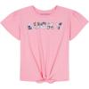 Lucky Brand Girl’s Short Sleeve Graphic T-Shirt, Tagless Cotton Tee with Fun Designs(Patchwork Peony)
