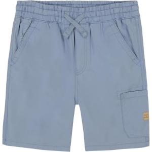 Lucky Brand Boys’ Pull-on Cargo Shorts, Drawstring Closure(Faded Denim)
