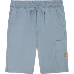 Lucky Brand Boys’ Pull-on Cargo Shorts, Drawstring Closure(Faded Denim Blue)