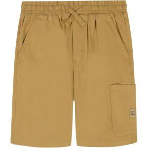 Lucky Brand Boys’ Pull-on Cargo Shorts, Drawstring Closure(Kelp)