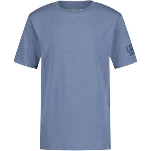Lucky Brand Boys’ Short Sleeve Graphic Crew Neck T-Shirt, Soft, Comfortable, Relaxed Fit(Coronet Blue)