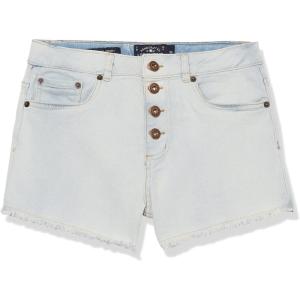 Lucky Brand Girls’ Cuffed Jean Shorts, Stretch Denim with 5 Pockets, Mid to High Rise Waist(Bella High Waist)
