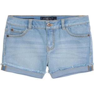 Lucky Brand Girls’ Cuffed Jean Shorts, Stretch Denim with 5 Pockets, Mid to High Rise Waist(Riley Christie)
