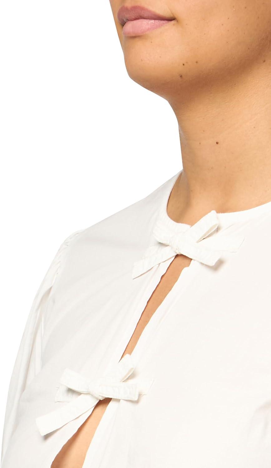 image:imageLucky Brand Womens Babydoll Flyaway BlouseBright White