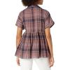 Lucky Brand Women’s Babydoll Tunic Shirt(Purple Multi)