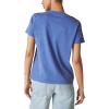 Lucky Brand Women’s Bandana Flag Emb Classic Crew(Sodalite Blue)