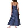 Lucky Brand Women’s Cutout Tiered Maxi Dress(Nightshadow Blue)