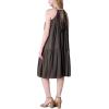 Lucky Brand Women’s Lace Maxi Dress(Raven)