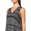 Lucky Brand Women’s Lace Trimmed Tank Mini Dress(Black Ditsy)