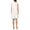 Lucky Brand Women’s Lace Trimmed Tank Mini Dress(Whisper White)