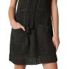 Lucky Brand Women’s Lucky Brand Women’s Crochet Baja Tunic Dress(Meteorite)