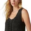 Lucky Brand Women’s Lucky Brand Women’s Crochet Baja Tunic Dress(Meteorite)