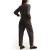 Lucky Brand Women’s Lucky Brand Women’s Denim Long Sleeve Jumpsuit(Soft Black)