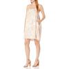 Lucky Brand Women’s Printed Mini Smocked Dress(Cream Multi)
