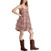 Lucky Brand Women’s Printed Tulle Party Mini Dress(Pink Floral)