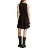 Lucky Brand Women’s Ruffle Mini Dress(Caviar)