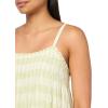 Lucky Brand Women’s Smocked Gingham Midi Dress(Sage Gingham)