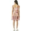 Lucky Brand Women’s Tiered Mini Dress(Pink Multi)
