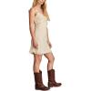 Lucky Brand Women’s V-Neck Ruffle Mini Dress(Tofu Dot)